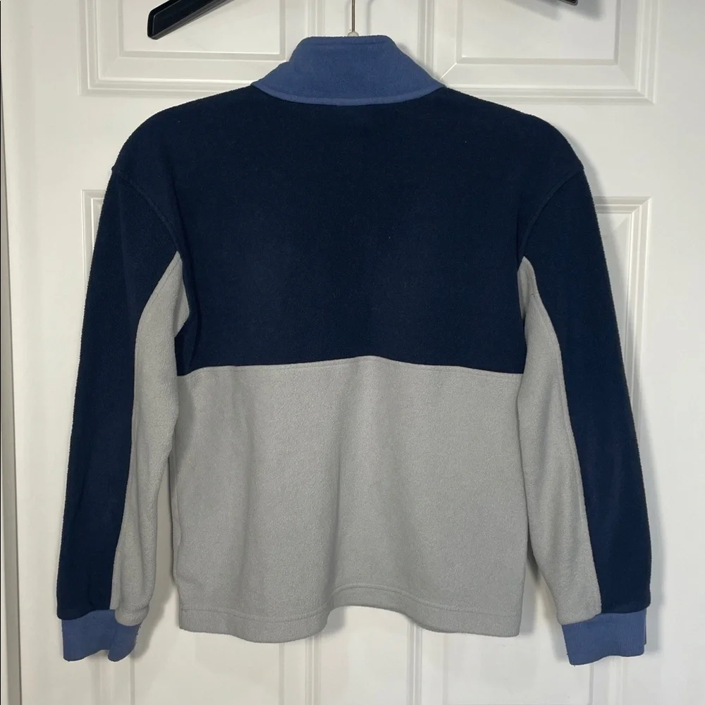 Patagonia Kids' Microdini 1/2-Zip Pullover Size 6 Blue Grey Fleece